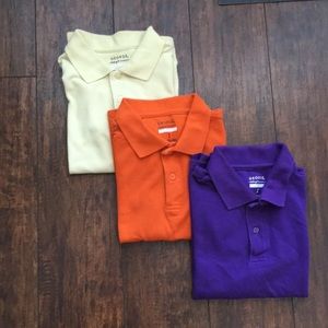 3 George colored shirts